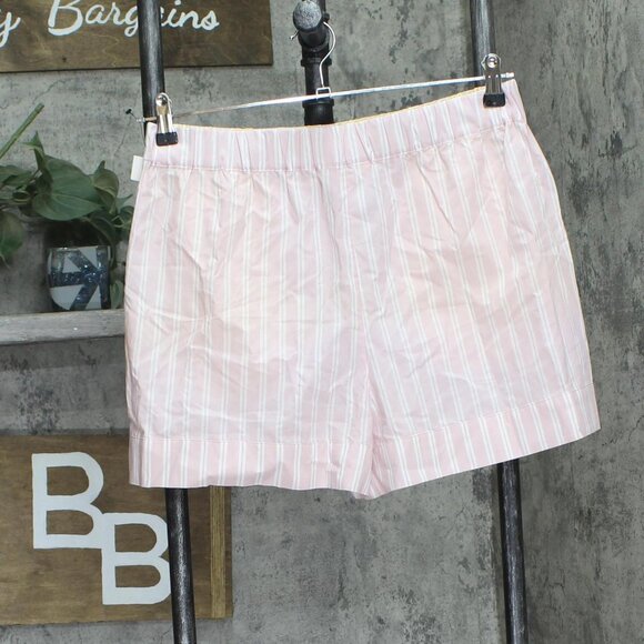NWT State Of Day Striped 2-Piece Lounge Set Shorts Top Parfait Pink M - Picture 6 of 8